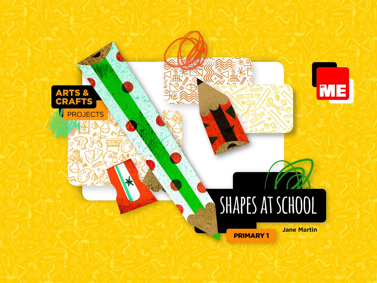 Byme. Arts-craft. Shapes at school
