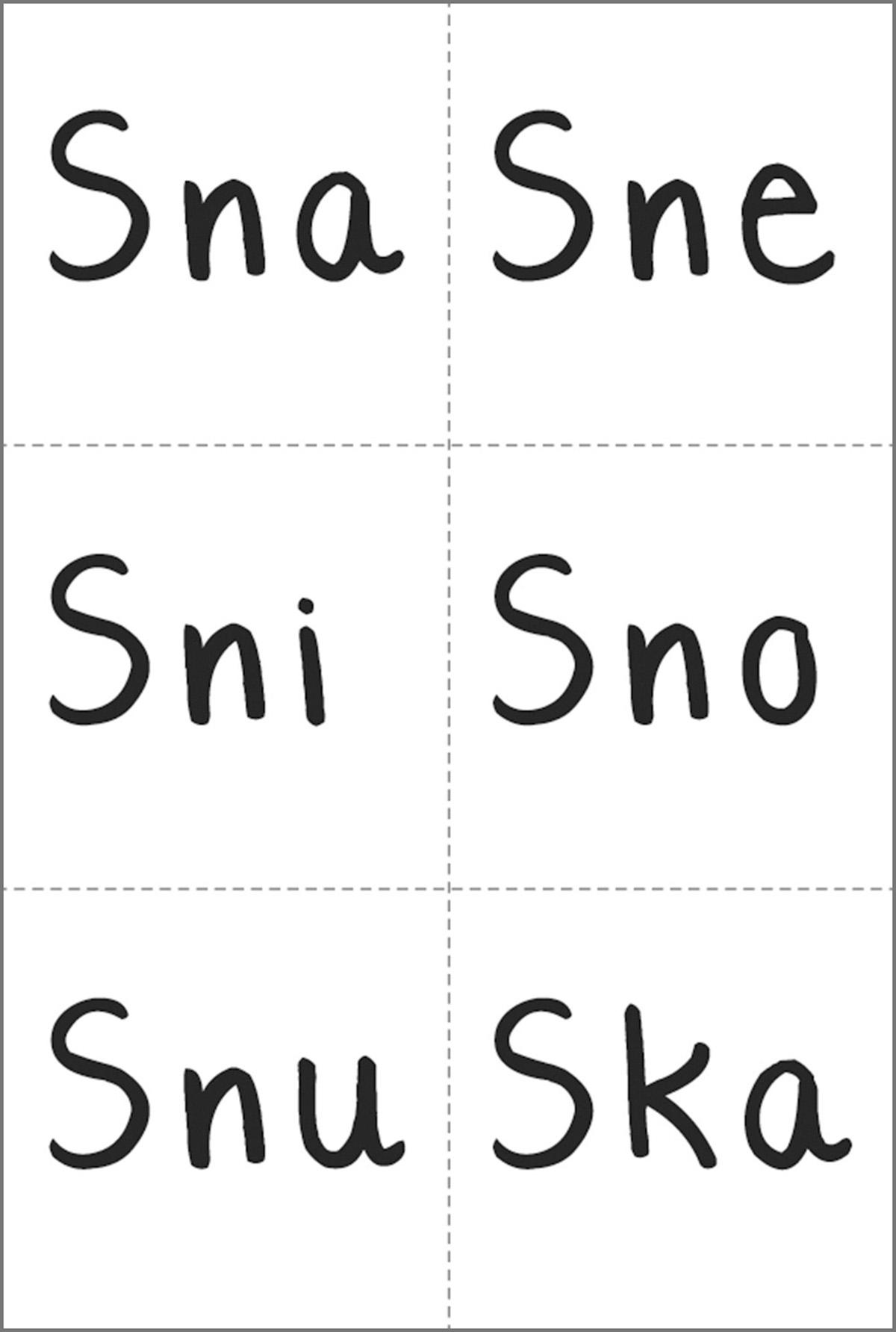 Yo-yo phonics. Material de aula. Consonant blend cards