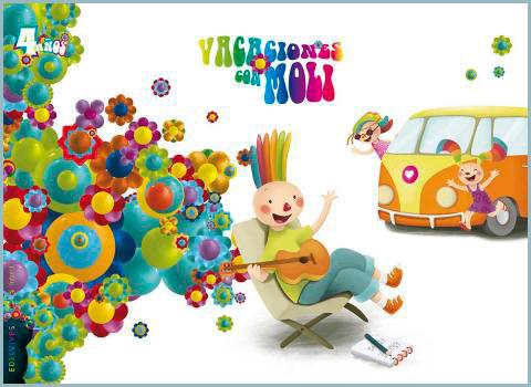 Vacaciones con Moli. Cuaderno